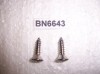 COAT HOOK SCREWS 2 CHROME